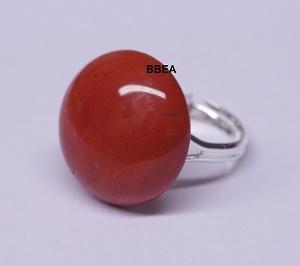 Bague jaspe rouge 20mm fine 1 1