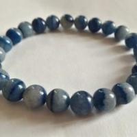 Bracelet aventurine bleue 8 mm 2