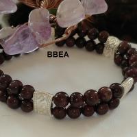 Bracelet double grenat