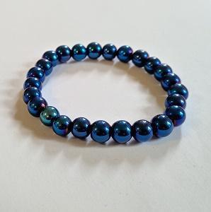 Bracelet hematite teintee 5 2