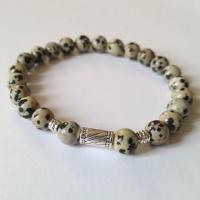 Bracelet jaspe dalmatien homme 3 1